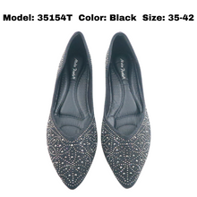 Load image into Gallery viewer, Ladies Flat Pointed Toe In 2 Colors (35154T)