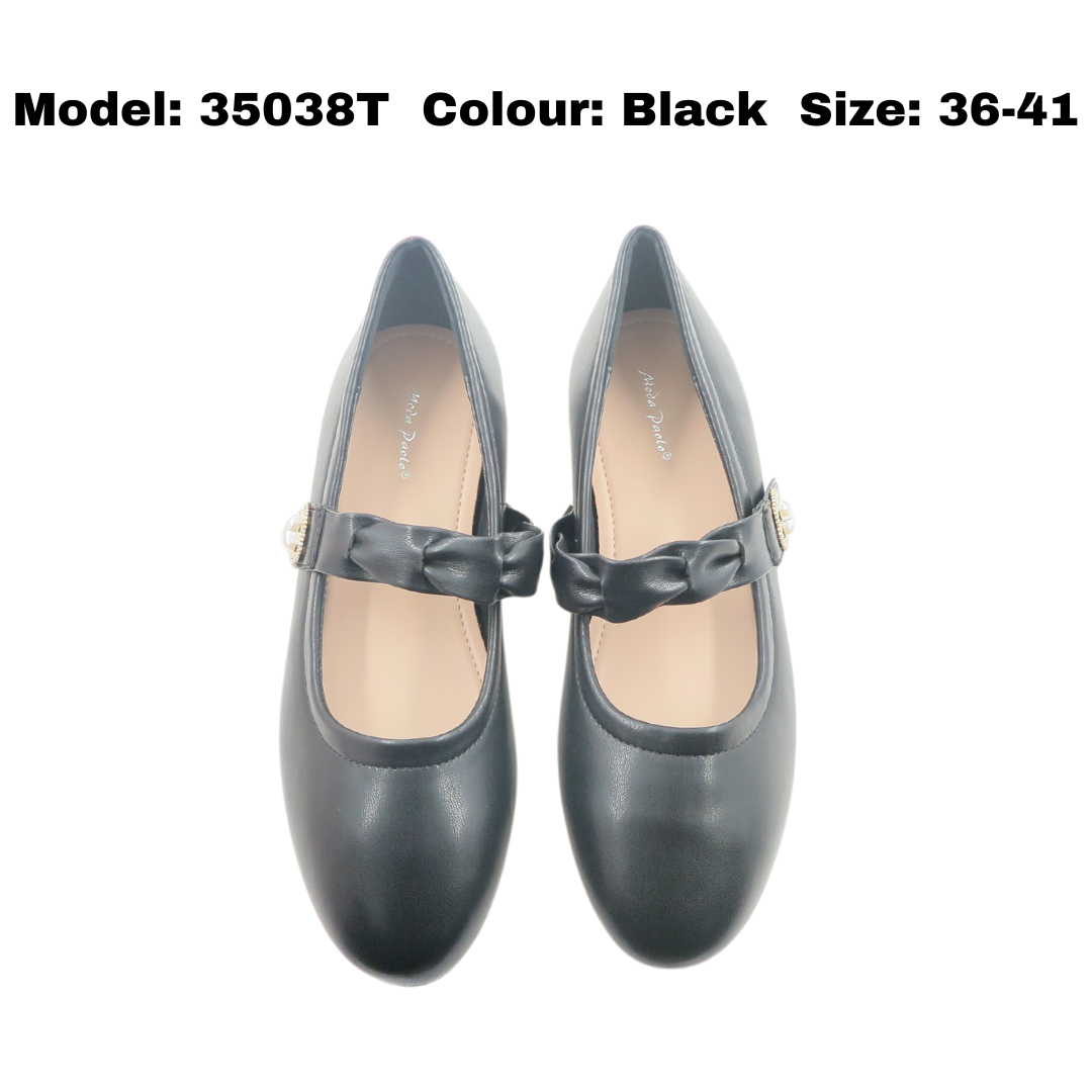Women Flat Shoes Cover Toe 35038T Moda Paolo Pte Ltd