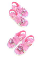 Load image into Gallery viewer, Catty MiMi by Moda Paolo Girls Sandals in 2 Colours (1477T) With LED Flash Lights