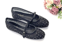 Load image into Gallery viewer, Ladies Flats Covered Shoes With Strap 36082L Stylish Practical Design for Everyday Wear