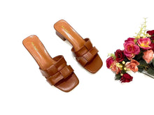 Load image into Gallery viewer, Ladies Slip-On Heels Mules (35952L)