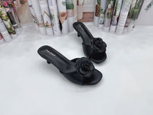 Load image into Gallery viewer, Ladies Medium Heels Slip-On Mules Shoes (35692L)