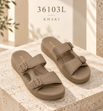 Load image into Gallery viewer, Ladies Platform Sandals Slide Slippers (36103L)