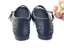 Load image into Gallery viewer, Ladies Flats Covered Shoes With Strap 36082L Stylish Practical Design for Everyday Wear