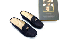Load image into Gallery viewer, Ladies Slip-On Wedges Shoe (35968L)