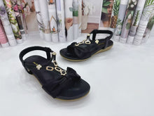 Load image into Gallery viewer, Ladies Strap Sandals Ribbon Design (35687L)