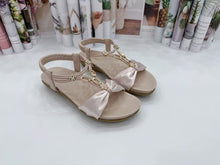 Load image into Gallery viewer, Ladies Strap Sandals Ribbon Design (35687L)