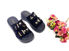 Load image into Gallery viewer, Ladies Slip-On Wedges Mules (35951L)
