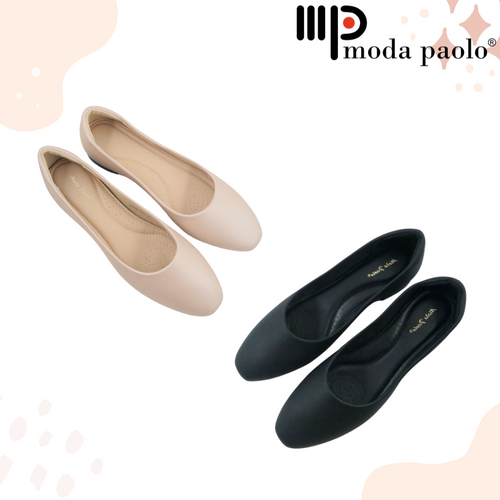 Ladies Slip-On Heels Plain Design Formal (35542L)