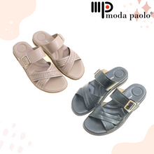 Load image into Gallery viewer, Moda Paolo Women Slides In 2 Colours (34907T)