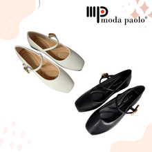 Load image into Gallery viewer, Ladies Flats Shoe Covered Toe (35711L)