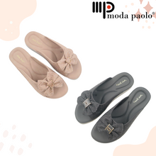 Load image into Gallery viewer, Ladies Ribbon Sandals Slip-On (35521L)