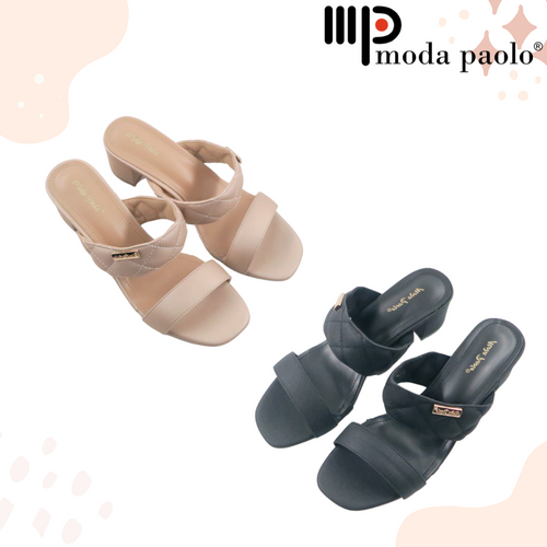 Ladies Slip-On Heels Shoes (35485L)