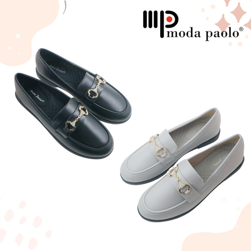 Ladies Flat Loafers Fashion Wear In 2 Colors (35180T)