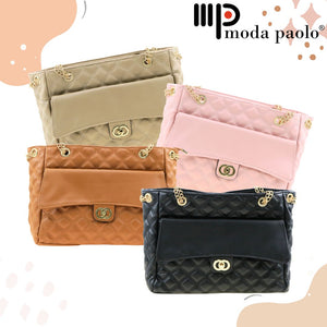 Moda Paolo Women Handbag in 4 Colours (B0222)