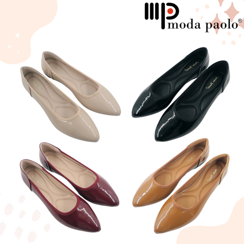 Ladies Flats Shoes Covered Toe Slip-On (35531L)
