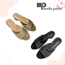 Load image into Gallery viewer, Ladies Slip-On Heels In 2 Colors (35732L)