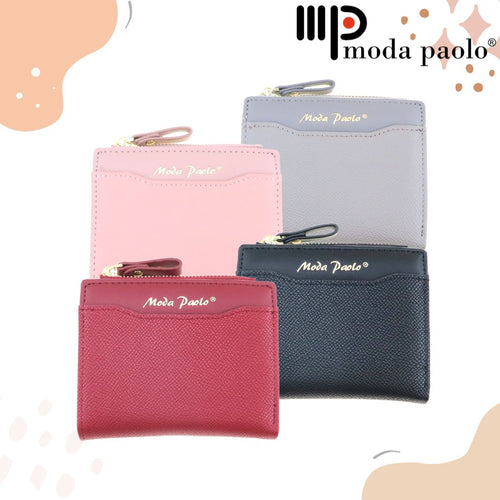 MODA PAOLO WOMEN SHORT WALLET IN 4 COLOURS (B006A)
