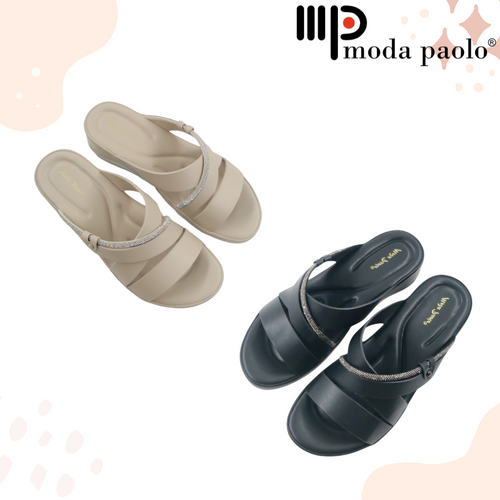 Ladies Wedges Mules Shoes (35529L)