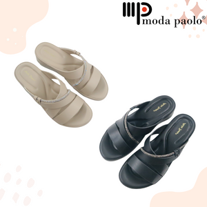 Ladies Wedges Mules Shoes (35529L)