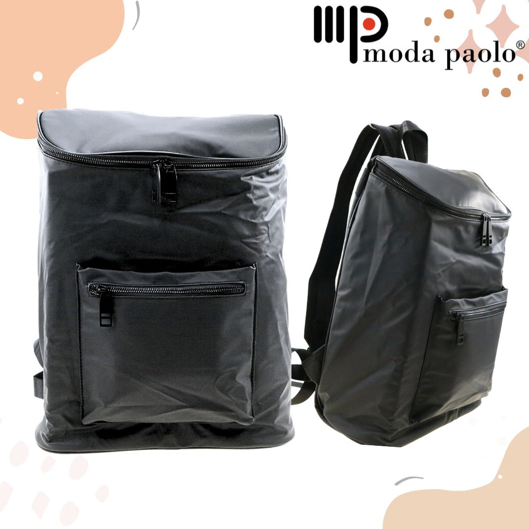 Moda Paolo Backpack In Black (B1987)