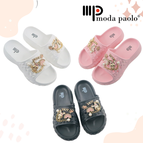 Ladies Sandal With Removable Charms (23671)