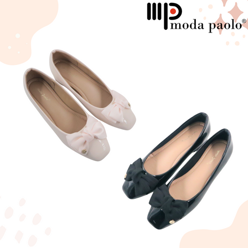 Women Casual Heels Bowknot Design (35439L)