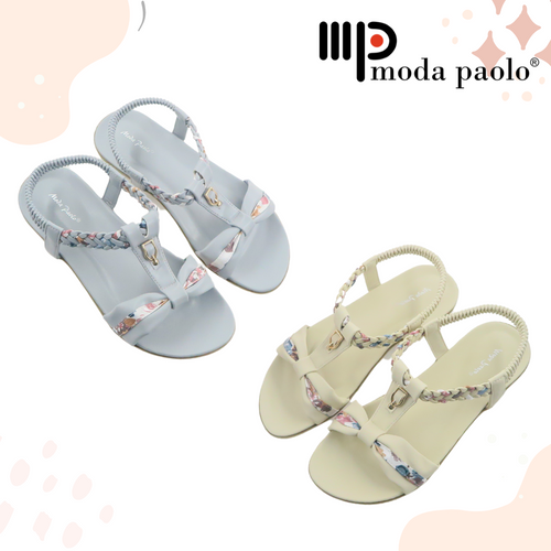 Ladies Flat Sandals In 2 Colors (35162T)