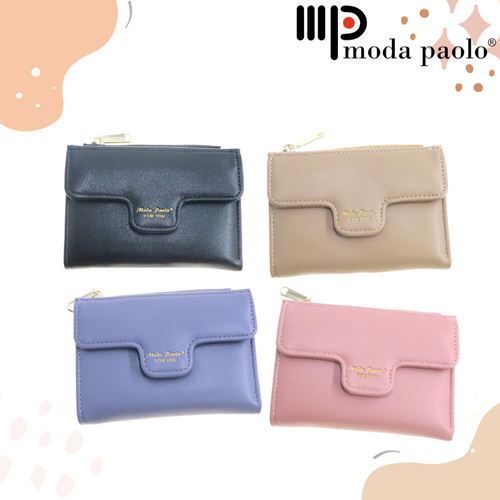 Moda Paolo Women Short Wallet In 4 Colours (B002)
