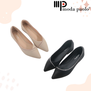 Women Pointed Toe Flat Shoes (35071T)