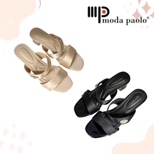 Load image into Gallery viewer, Ladies Slip-on Heels Strap Design (35802L)