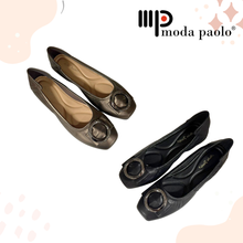 Load image into Gallery viewer, Ladies Flat Shoes Covered Toe (35715L)