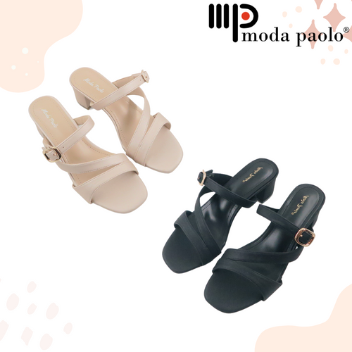 Women Heels Adjustable Open Toe (35482L)
