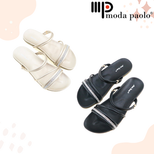 MODA PAOLO WOMEN SLIDES IN 2 COLOURS (34892T)
