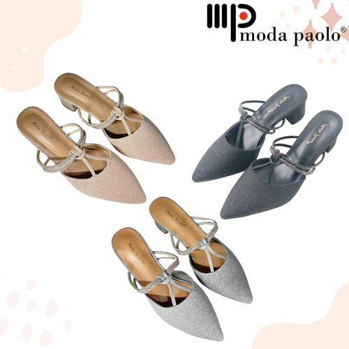 Ladies Slip-On Heels Shoes (35476L)
