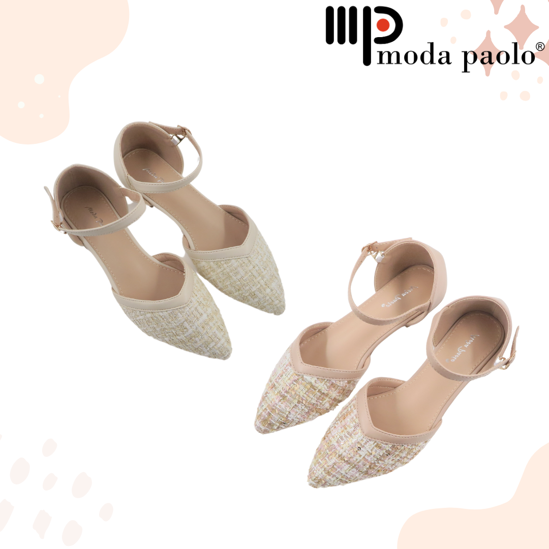Women Cover Toe Flat Shoes 35066T Moda Paolo Pte Ltd