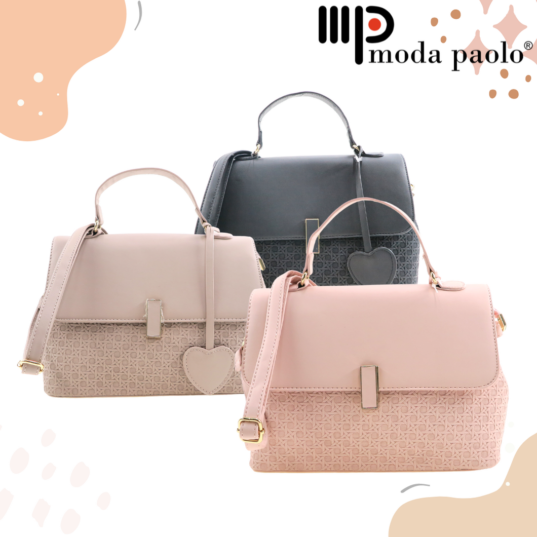 Moda Paolo Women Handbag In 3 Colours (B8202)