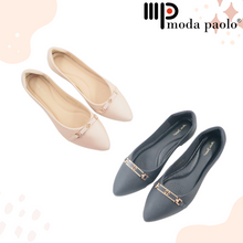 Load image into Gallery viewer, Ladies Flats Shoes Covered Toe Slip-On (35475L)