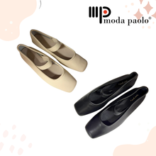 Load image into Gallery viewer, Ladies Flats Shoe Covered Toe (35733L)