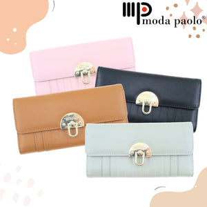 Moda Paolo Women Long Wallet In 4 Colours (B81933)