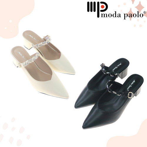 Moda Paolo Women Slip-Ons Heels in 2 Colours (34872T)