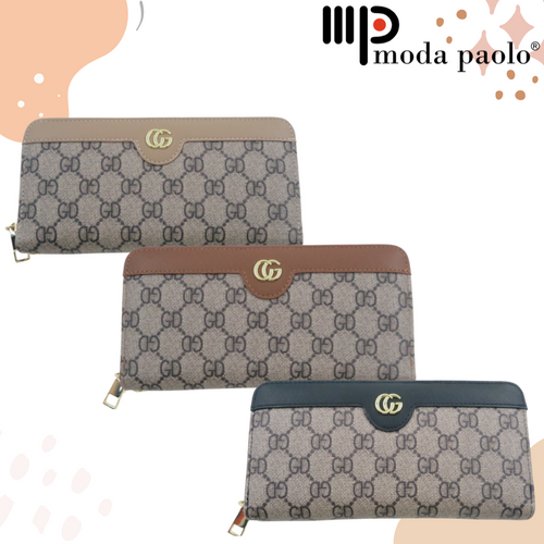 Women Long Wallet / Purse | Multi-Compartment (W041)