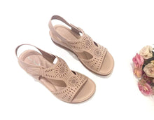 Load image into Gallery viewer, Ladies Strap Wedges Sandals 36028L - Chic Comfortable Wedge Heel for Versatile Occasions