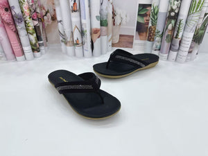 Ladies Flip-Flop Sandals Shoes (35708L)