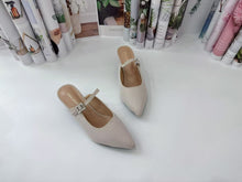 Load image into Gallery viewer, Ladies Slip-On Heels Buckle Design (35693L)