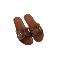 Load image into Gallery viewer, Ladies Slip-On Sandals Slide (35937L)