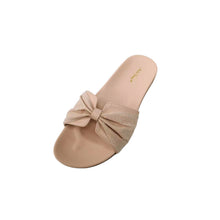 Load image into Gallery viewer, Ladies Slip-On Sandals Casual Ribbon Design (35942L)