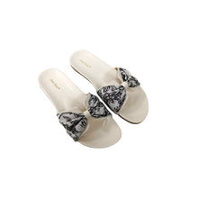 Load image into Gallery viewer, Ladies Slip-On Sandals Casual Ribbon Design (35942L)