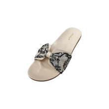 Load image into Gallery viewer, Ladies Slip-On Sandals Casual Ribbon Design (35942L)