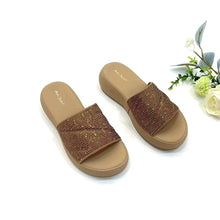 Load image into Gallery viewer, Ladies Slip-On Wedges Mules Sandals Slide (36093L)
